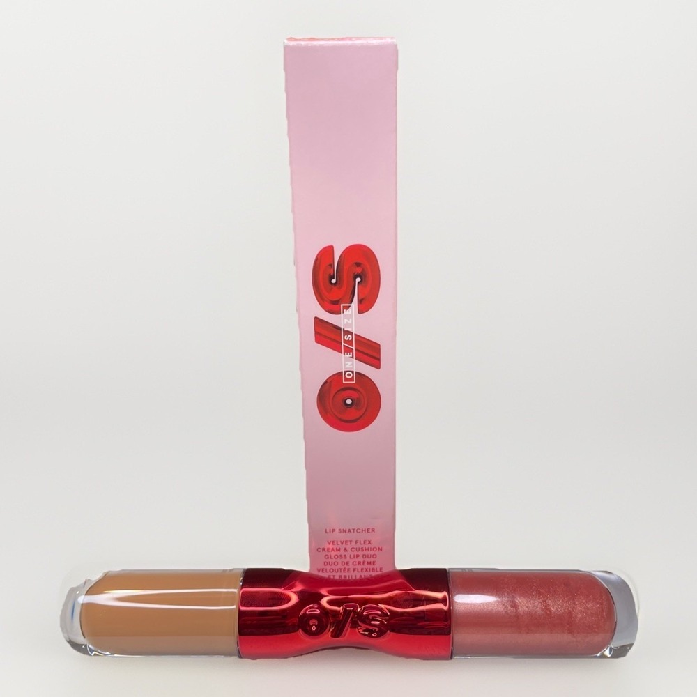 ONE/SIZE SNATCHED Velvet Flex Cream & Cushion Lip Gloss 👄 Duo Shade Be About It